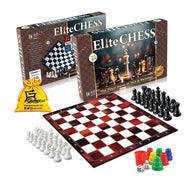 Elite Chess 2 in 1 | Premium Wooden Chess & Ludo Board Game