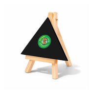 Easel with Triangle Black Canvas