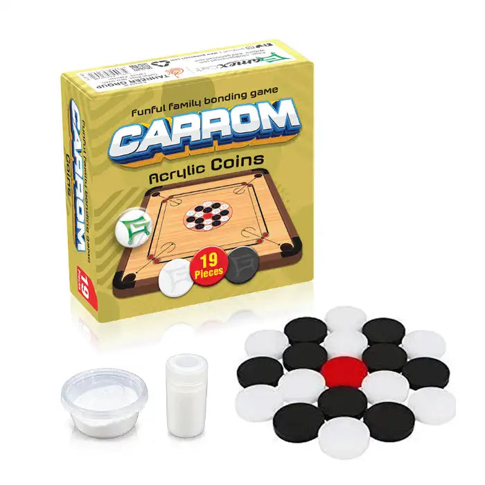 Acrylic Carrom Coins