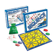 Classic Sequence 2-in-1 Wooden Board Game – Sequence & 12 Tehni