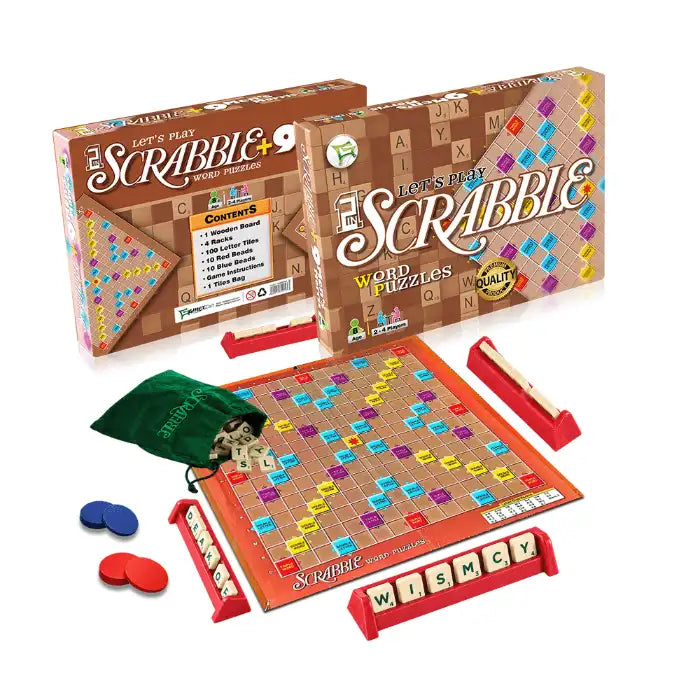 Scrabble Senior 2 in 1 Wooden Board Game