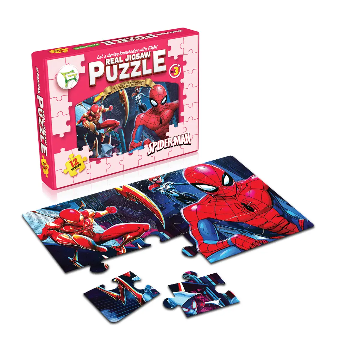 Spider Man Real Jigsaw Puzzle for Kids