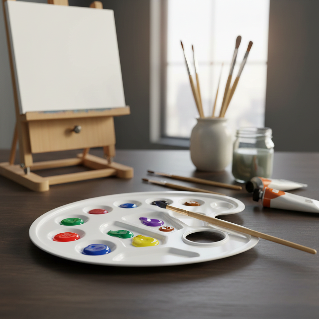 Mixing Paint Palette | 12 colors | Round