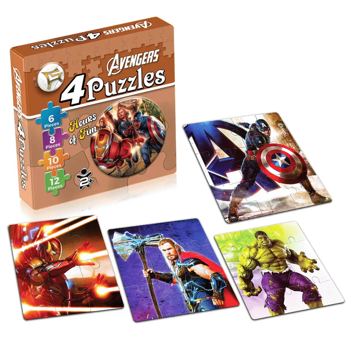 Avengers 4 in 1 Puzzle for Kids