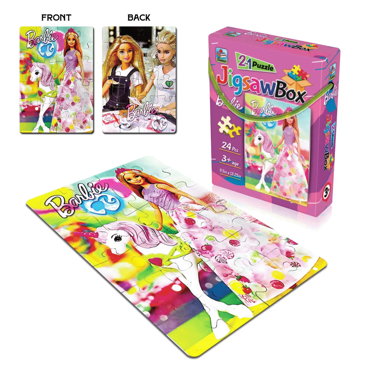 Barbie 2 in 1 Jigsaw Puzzle for Kids