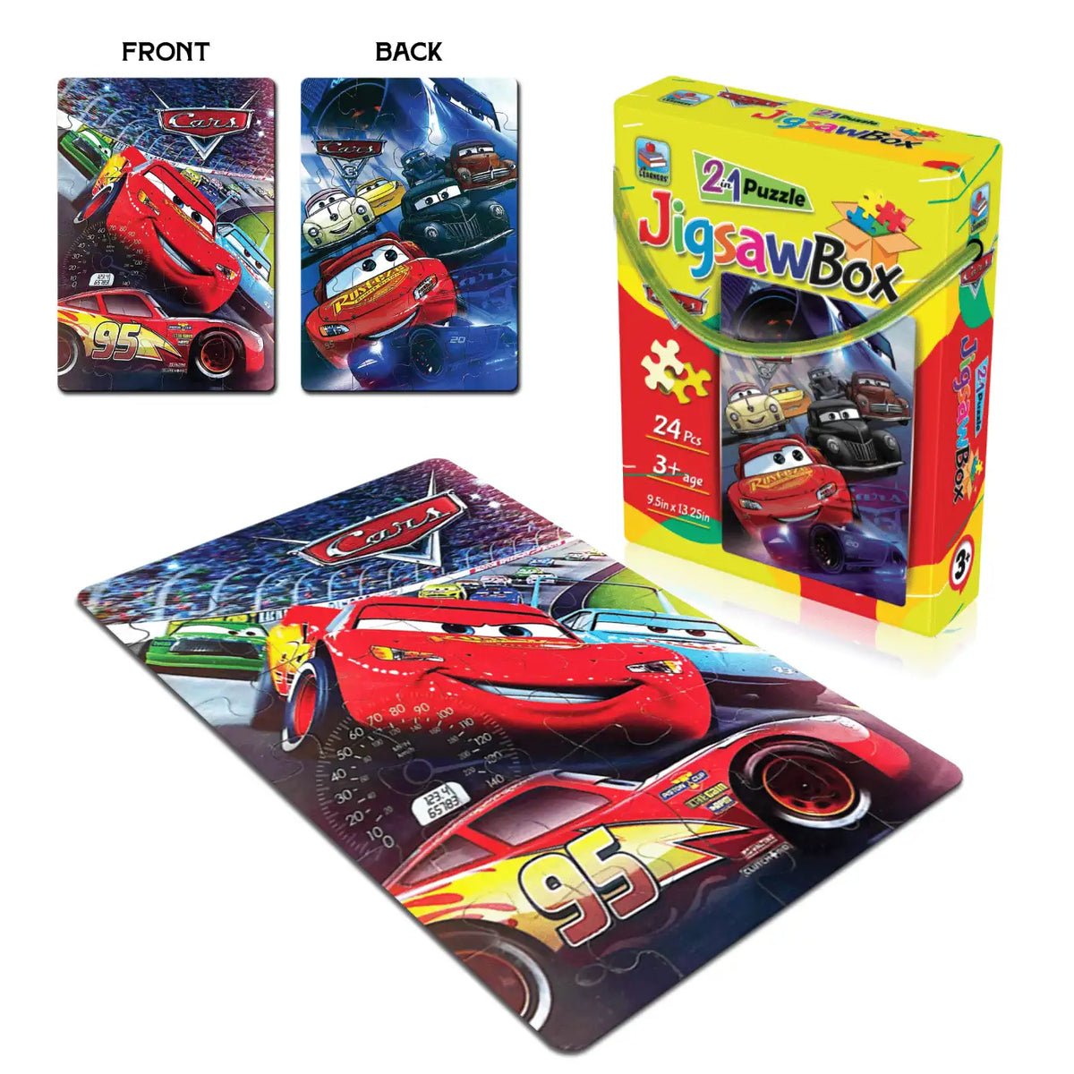 Cars 2 in 1 Jigsaw Puzzle for Kids