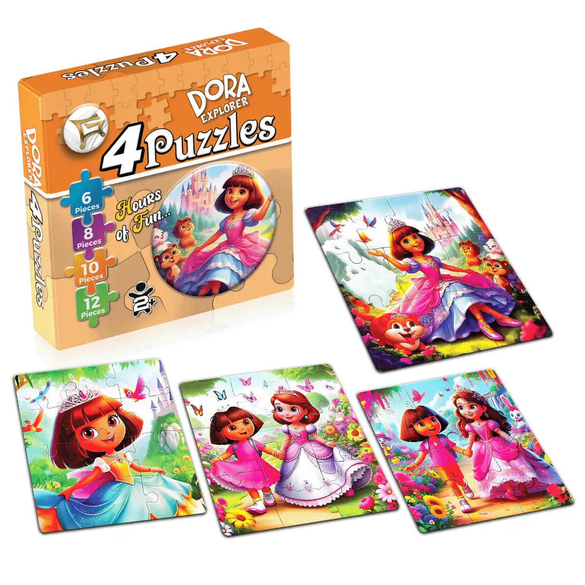 Dora the Explorer 4 in 1 Puzzle for Kids