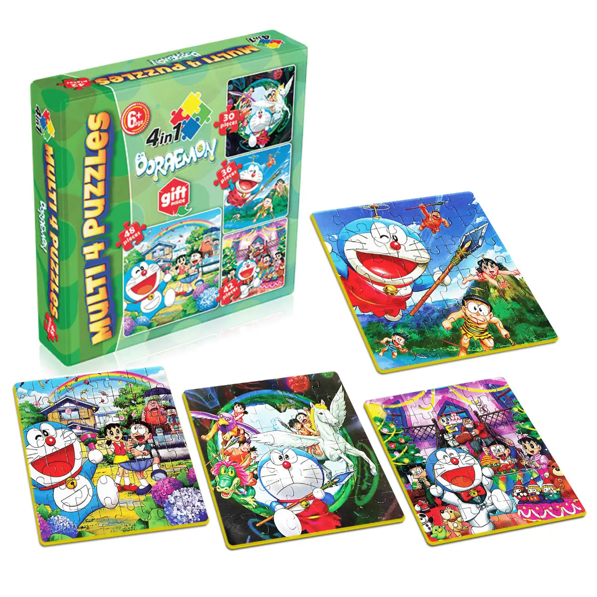 Doraemon Multi 4 in 1 Puzzle for Kids