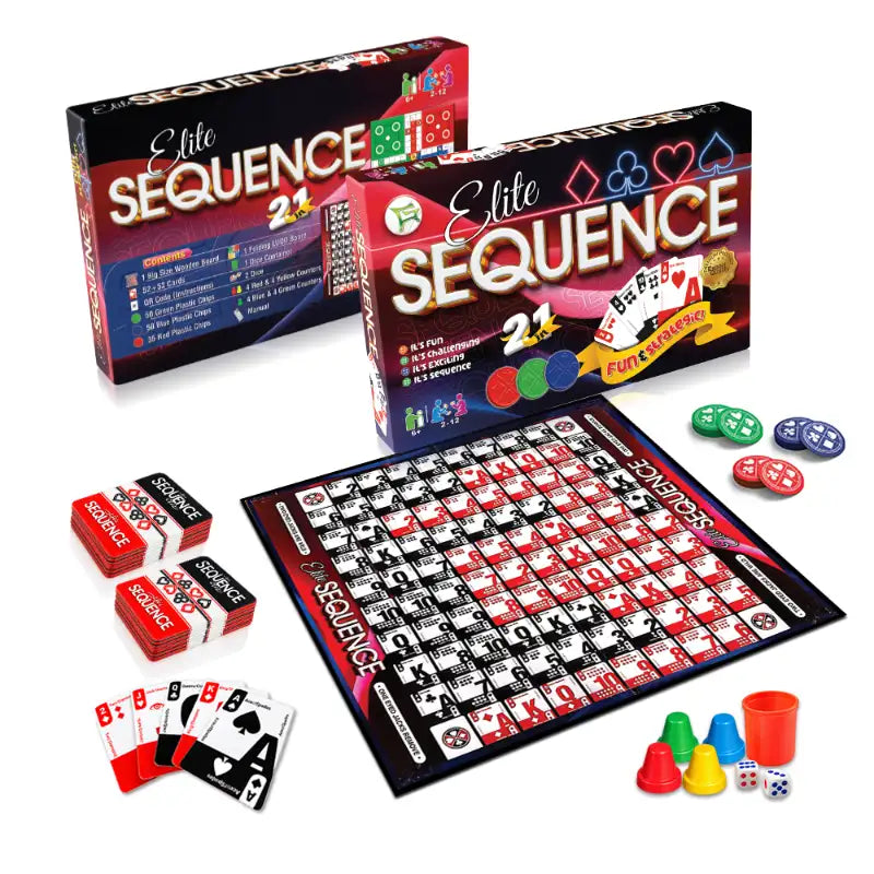 Sequence 2 in 1 Board Game