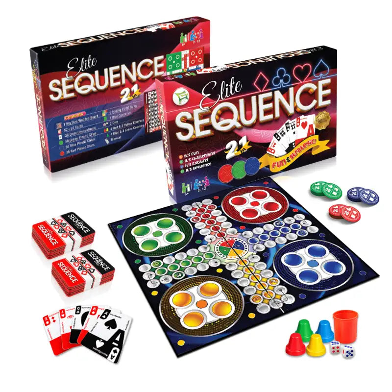 Sequence 2 in 1 Board Game