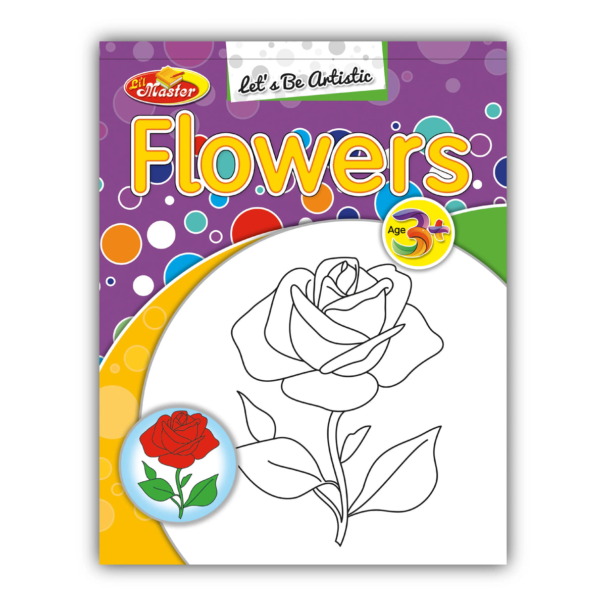 Let’s Be Artistic Coloring Pad | Flowers