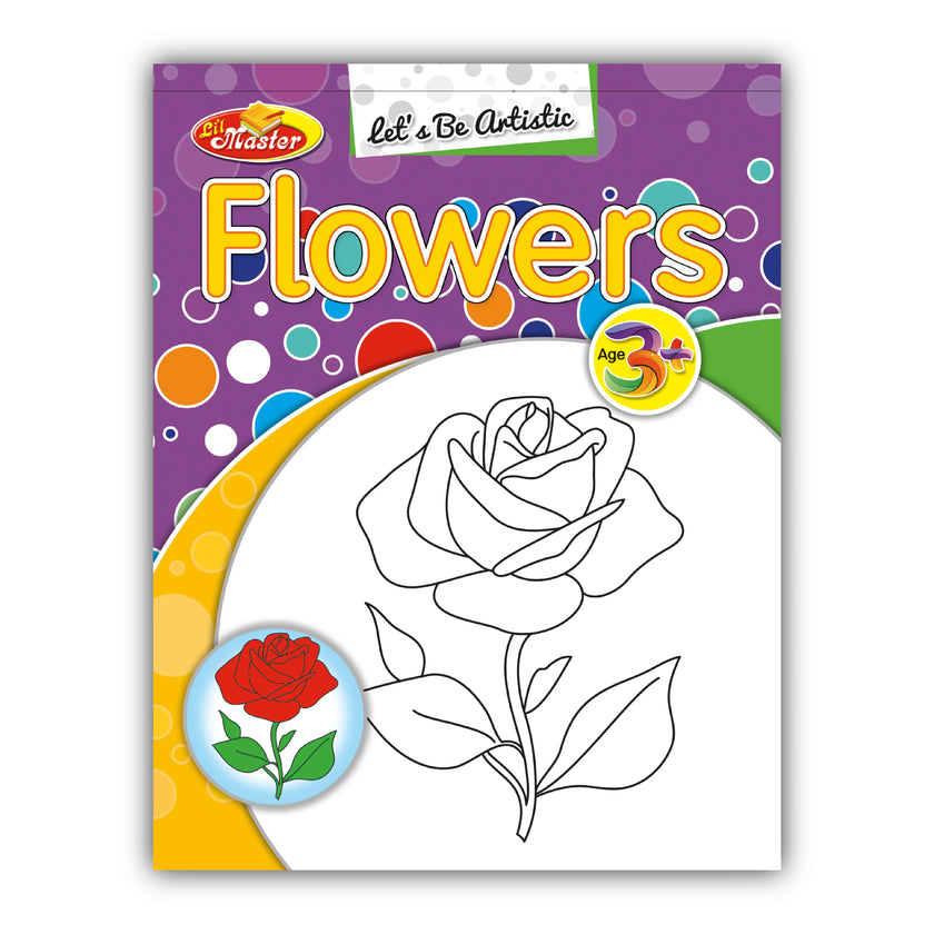 Let’s Be Artistic Coloring Pad | Flowers