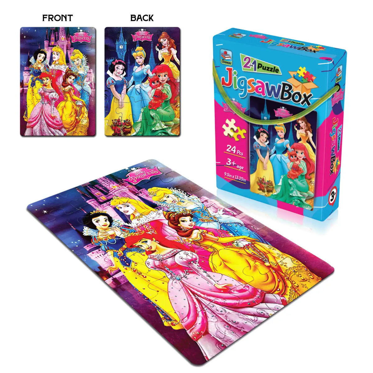 Princess 2 in 1 Jigsaw Puzzle for Kids
