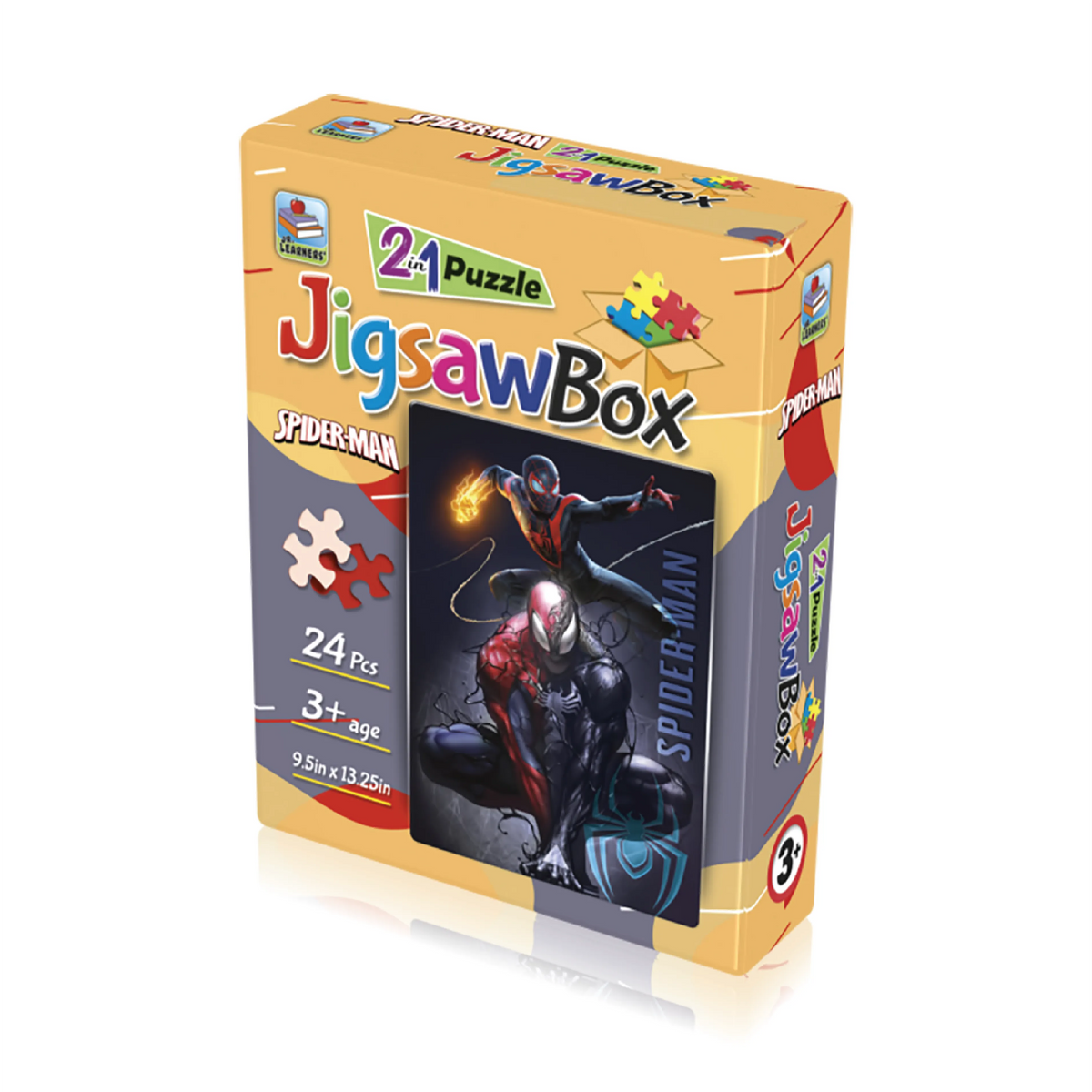 Spider Man 2 in 1 Jigsaw Puzzle for Kids