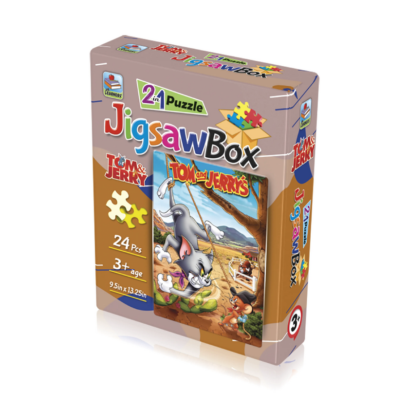 Tom & Jerry 2 in 1 Jigsaw Puzzle for Kids