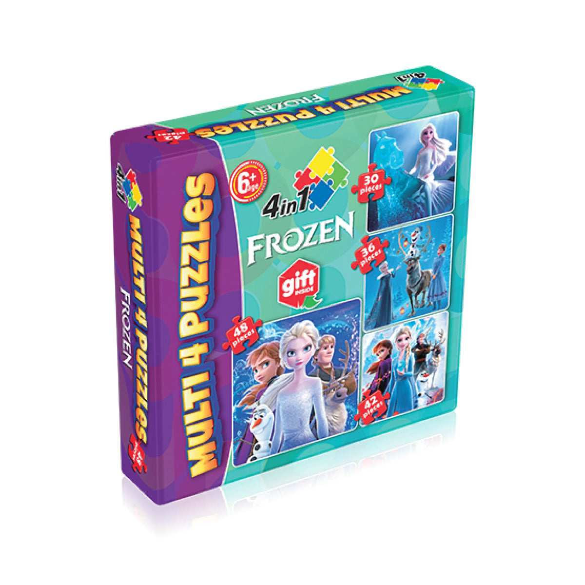 Frozen Multi 4 in 1 Jigsaw Puzzle for Kids