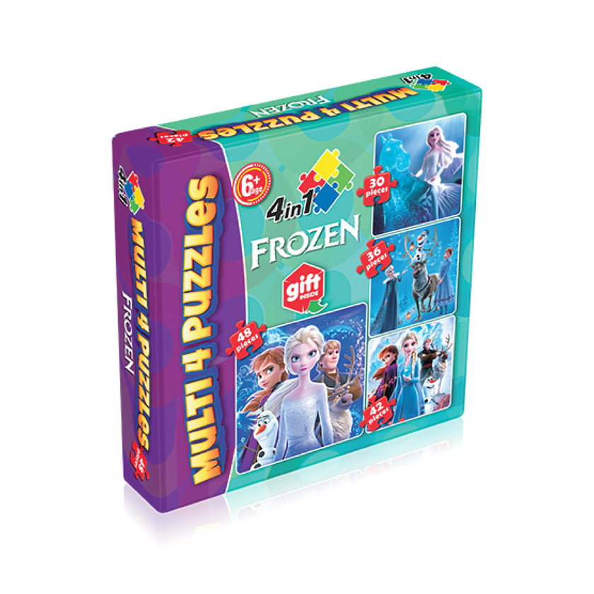 Frozen Multi 4 in 1 Puzzle for Kids