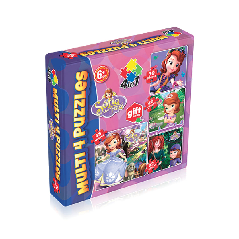 Sofia Multi 4 in 1 Puzzle for Kids