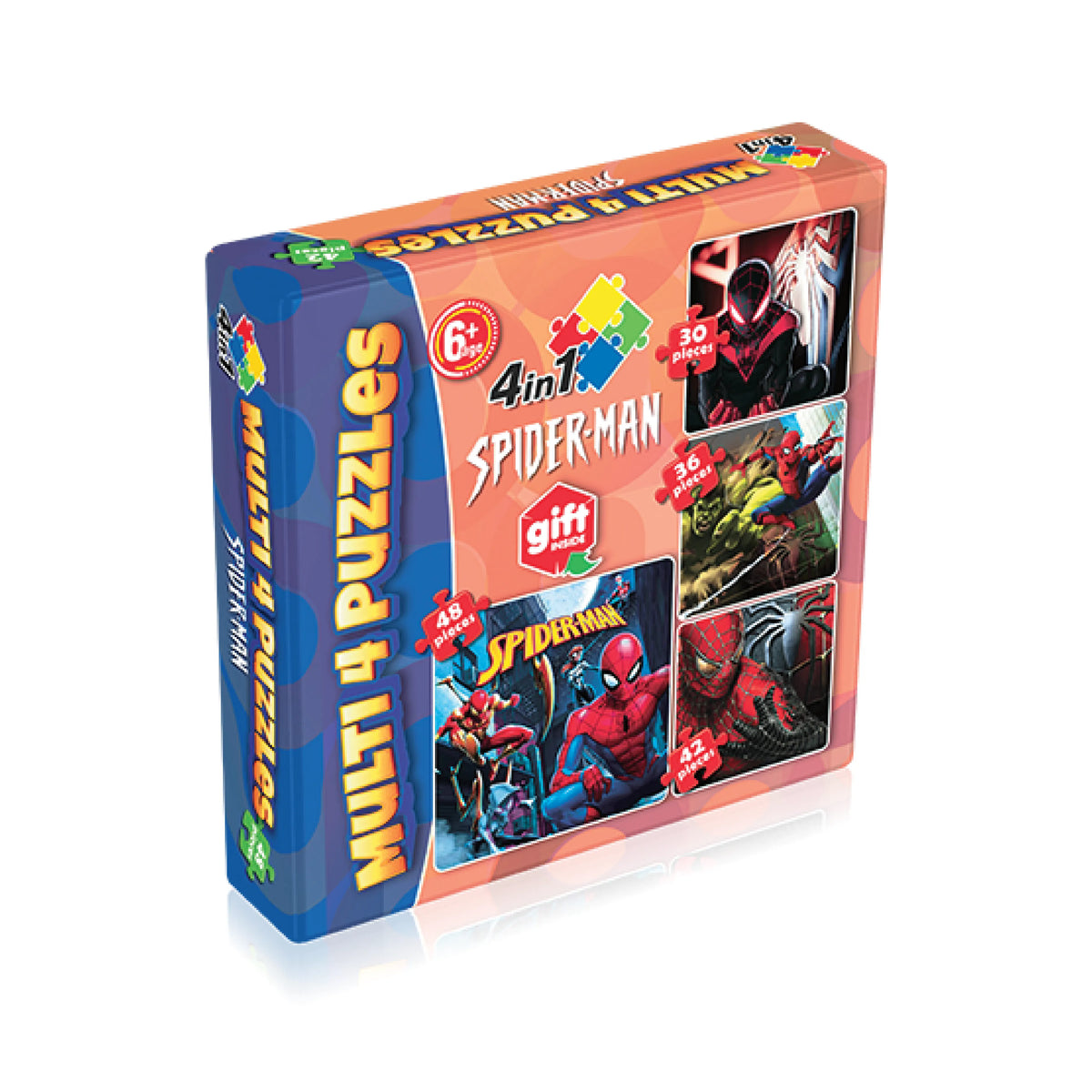 Spiderman Multi 4 in 1 Puzzle for Kids