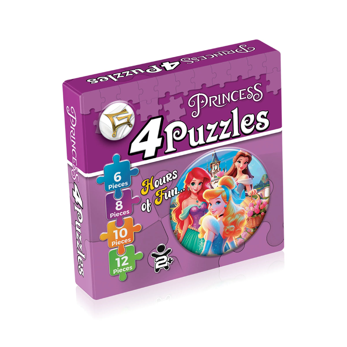 Princess 4 in 1 Puzzle for Kids