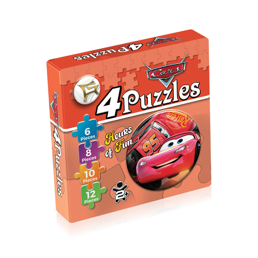 Pixar Cars 4 in 1 Puzzle for Kids