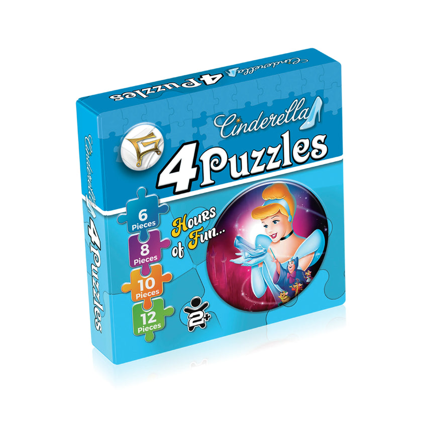 Cinderella 4 in 1 Puzzle for Kids