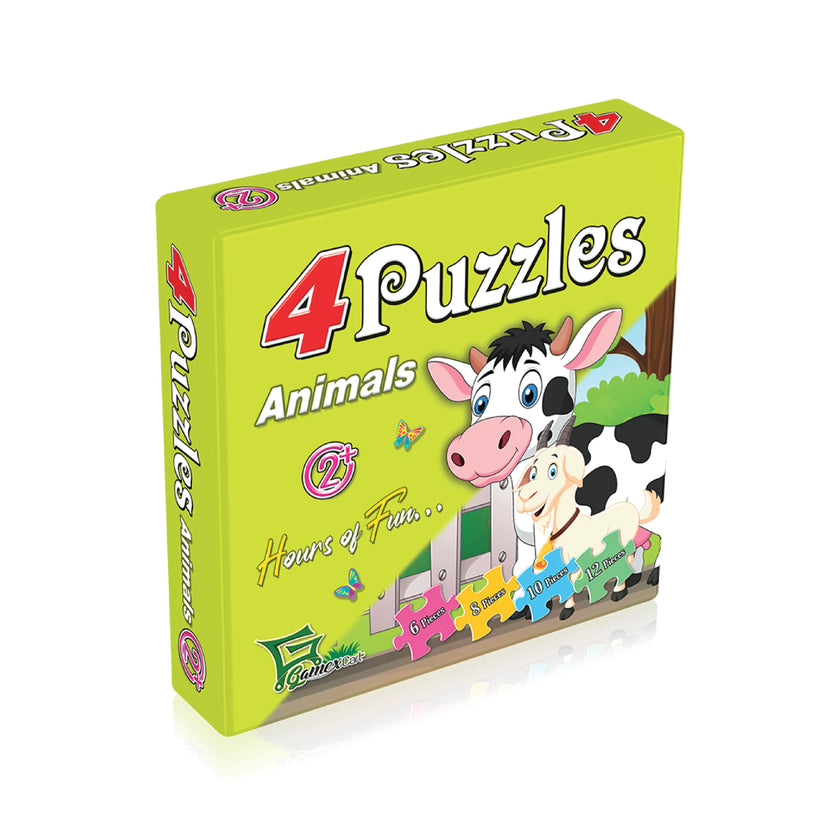 Animals 4 in 1 Puzzle for Kids