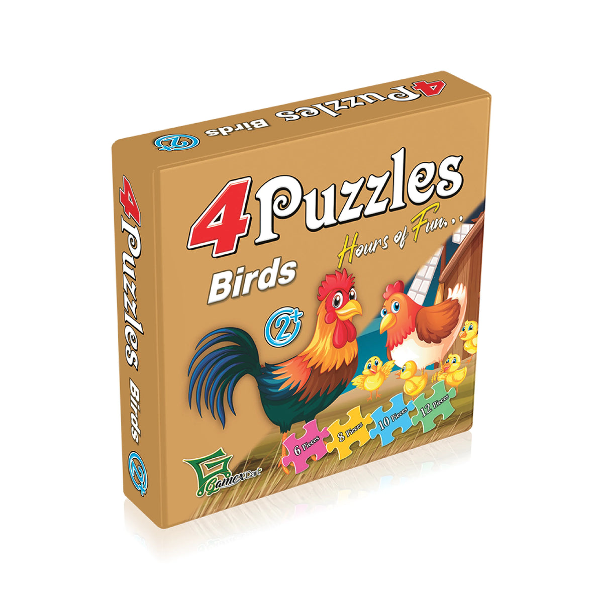 Birds 4 in 1 Puzzle for Kids