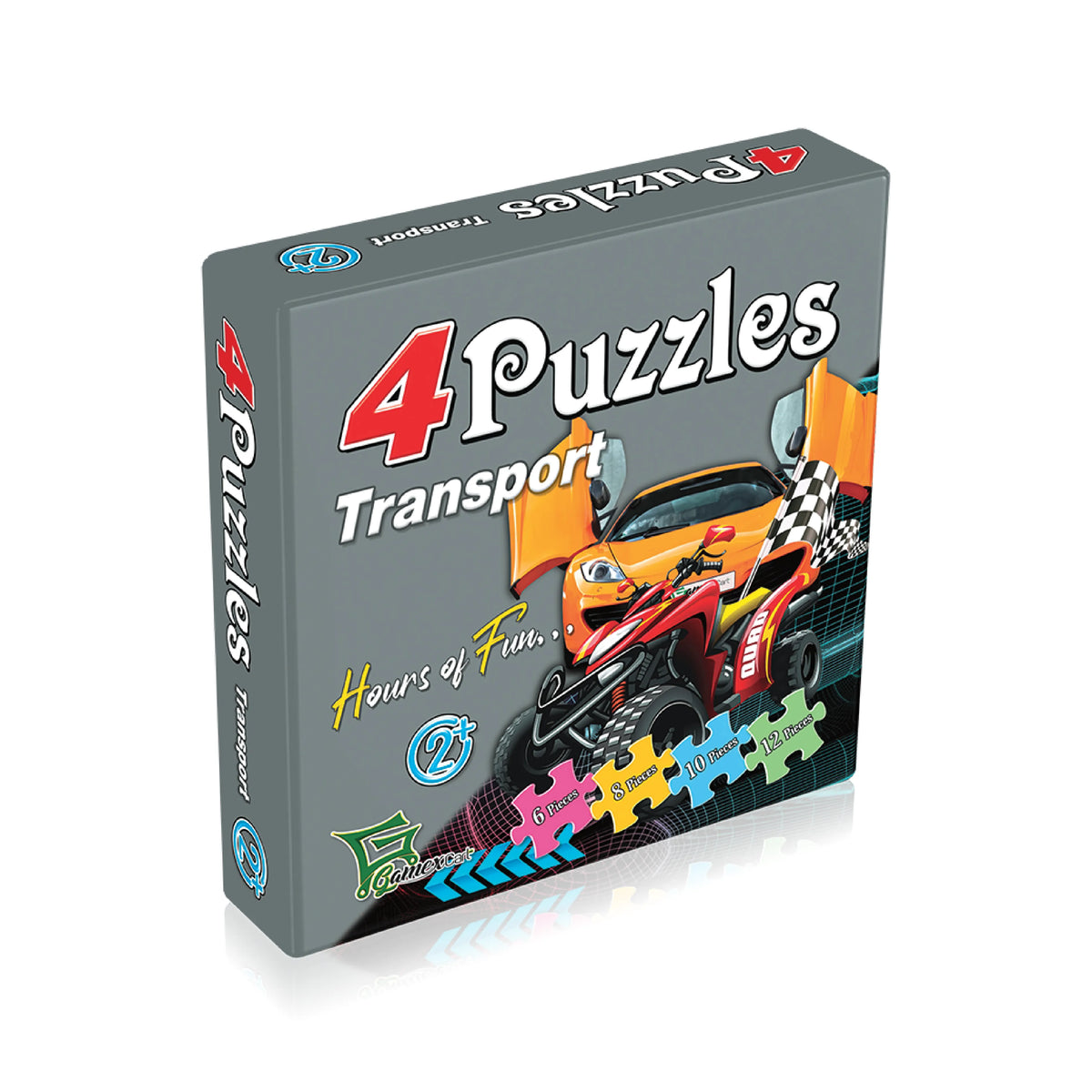 Transport 4 in 1 Jigsaw Puzzle for Kids