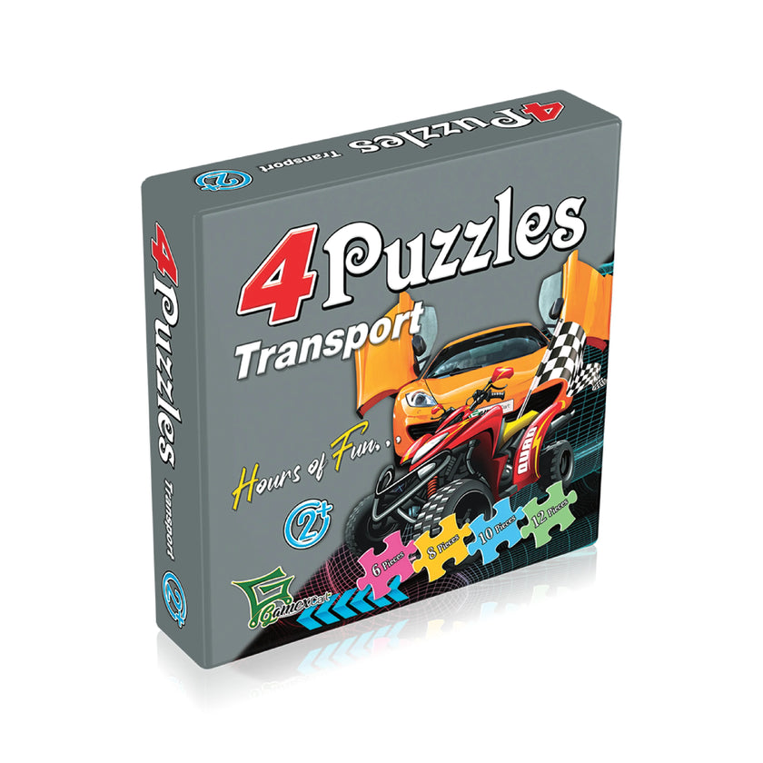 Transport 4 in 1 Puzzle for Kids