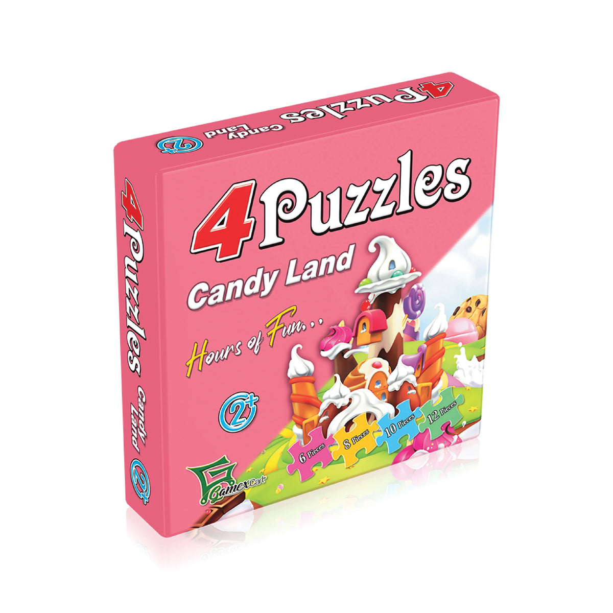 Candy Land 4 in 1 Puzzle for Kids